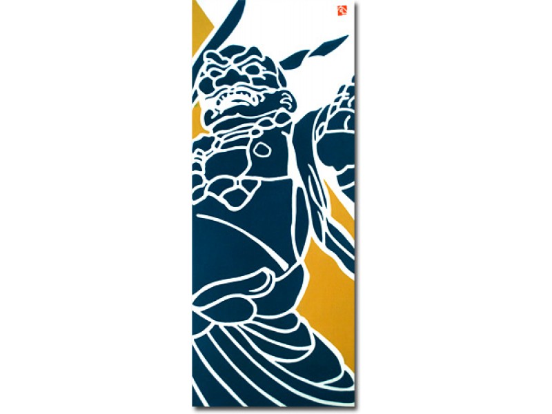 "Blue Agyo" Tenugui